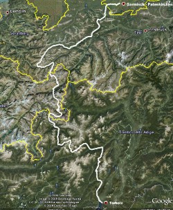 Verlauf Albrecht Route